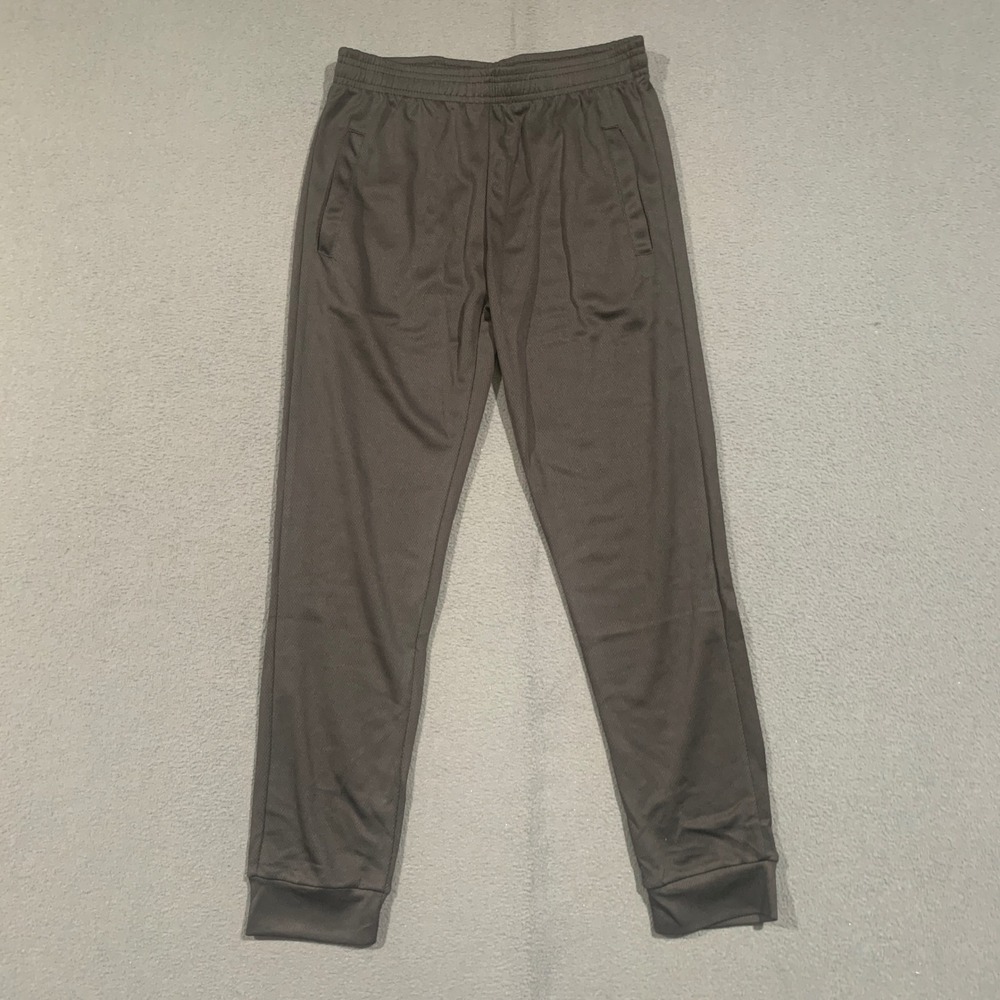 Real Essentials Joggers Boys Medium 3 Pack Black Navy Gray Camo Athletic Pants - Picture 5 of 8